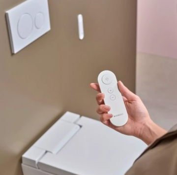 Geberit aquaclean alba afstand