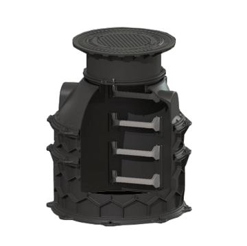 Kessel techniekschacht pompput