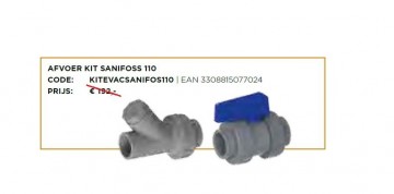 AFVOERKIT SANIFOS 110
