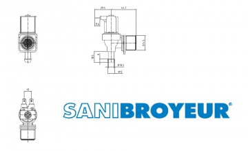 Magneetventiel sanibroyeur