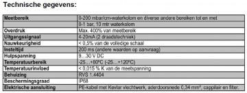 Niveausensor enl210 tech
