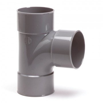 Pvc t stuk 88 3x inwendig lijm