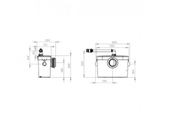 Saniacces 2 afmetingen