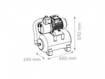 Saniboost sj 5 55 b afmetingen
