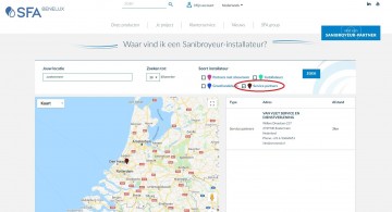 Sanibroyeur monteur van vlietsend sendpompen