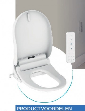 Saniseat met afstandbediening