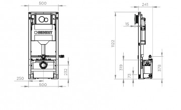 Saniwall up evo afmetingen