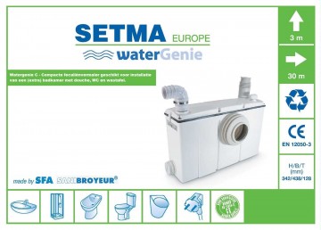 Setma kleinhebeanlage watergenie c edelstahlmesser forderhohe 3m hebeanlage 57