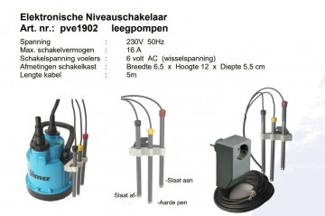 Simer  met krol niveauregeling