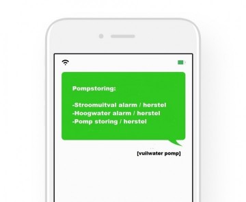 Smsappmail alarm optioneel