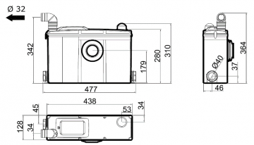 Watergenie c abmessungen